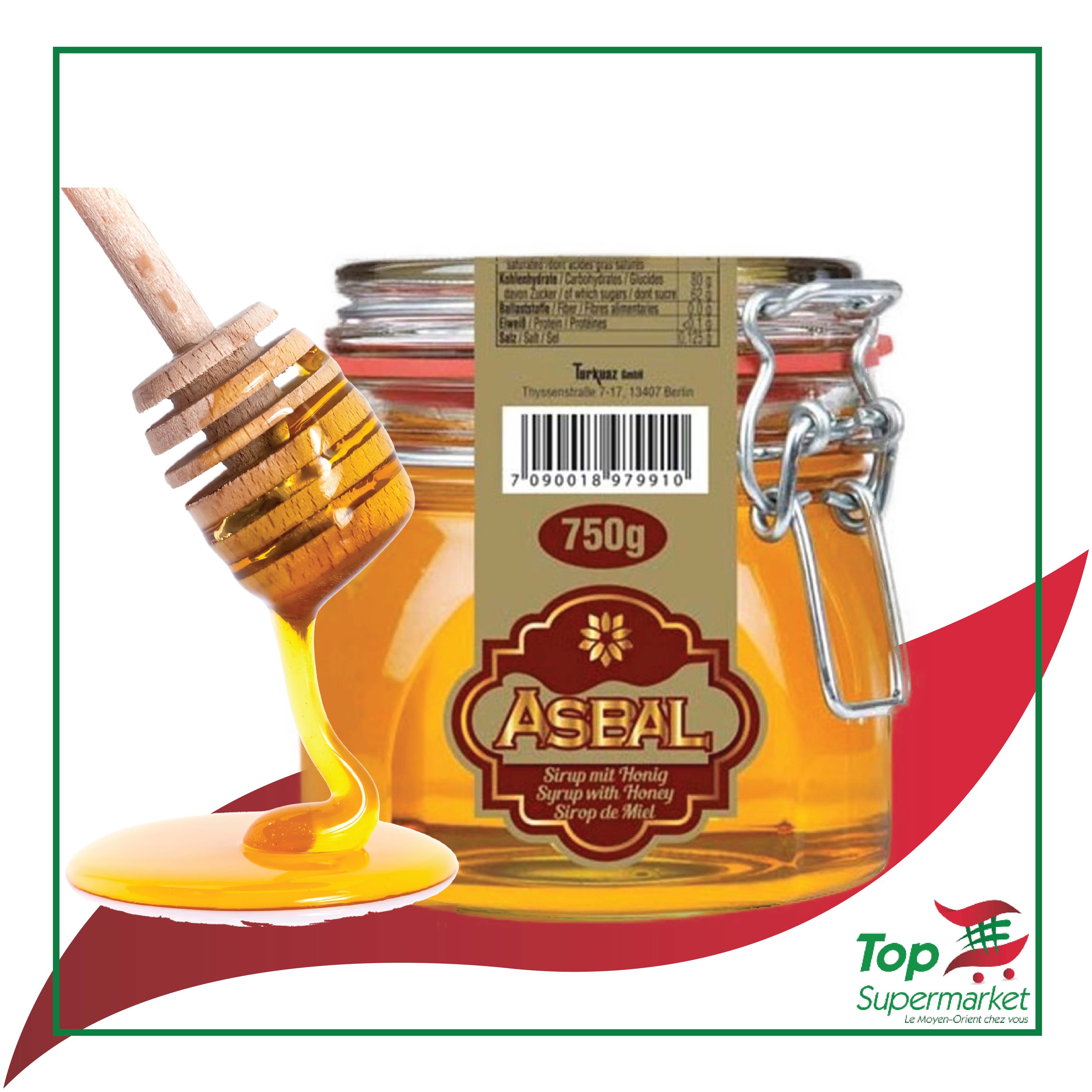 Asbal sirop de miel 750gr